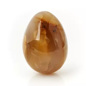 Яйцо микс агат, сердолик 6,5 см