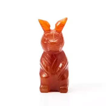 Заяц сердолик 5 см