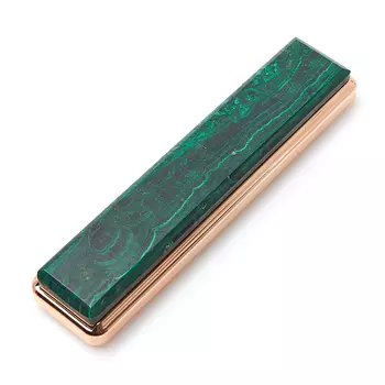 Зажигалка с USB кабелем малахит (дублет) (биж. сплав) 2х8,5 см