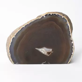 Жеода агат серый L (12-16 см)