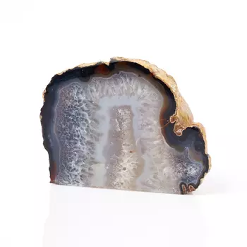 Жеода агат серый M (7-12 см)