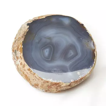 Жеода агат серый M (7-12 см)