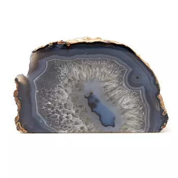 Жеода агат серый M (7-12 см)