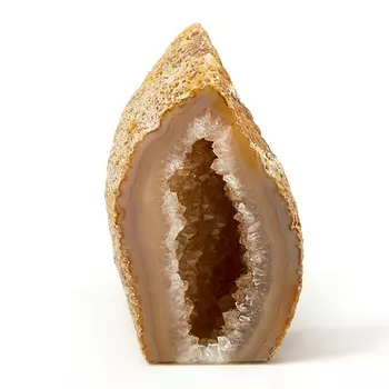 Жеода агат серый M (7-12 см)