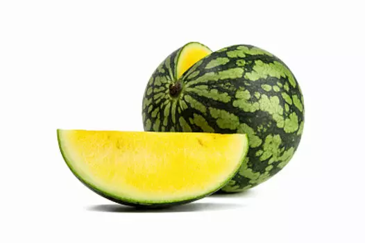 Арбуз желтый весовой