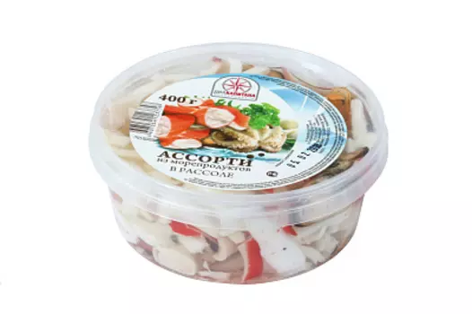 Ассорти из морепродуктов в рассоле Два капитана