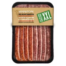 Ассорти колбасок из мраморной говядины