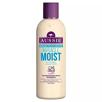 Бальзам-ополаскиватель Miracle Moist для сухих и поврежденных волос Aussie