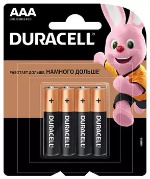 Батарейка Duracell AAA LR03 Duracell 4шт