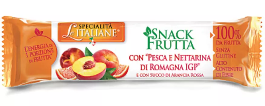 Батончик Le Specialita Italiane фруктовый с нектарином персиком и апельсином