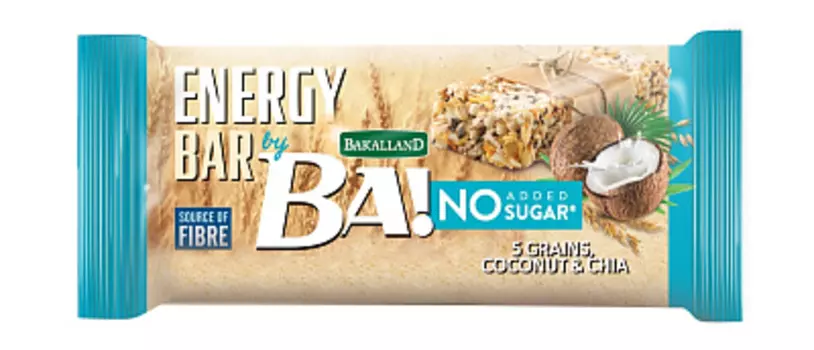 Батончик-мюсли с кокосовой стружкой и сменами чиа BA! Bakalland