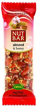 Батончик ореховый с миндалем и медом Cretamel