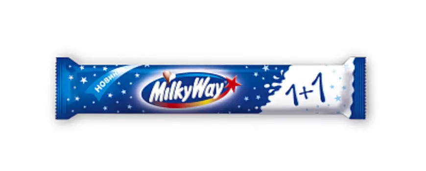 Батончик шоколадный 1+1 Milky Way