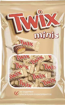 Батончик шоколадный Twix minis