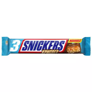 Батончик Snickers Криспер Hung 60г SNICKERS
