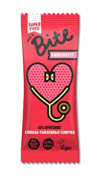 Батончик Superfood Иммунитет клюква/тыквенные семечки Bite