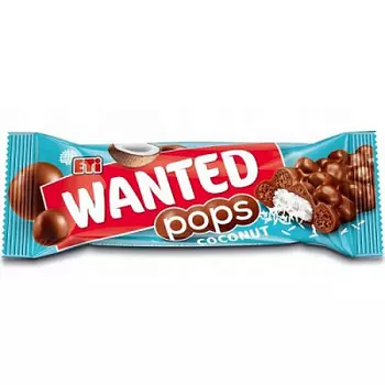 Батончик Wanted Pops Кокос 28г ETI