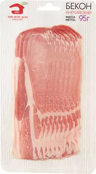 Бекон Английский с/к нарезка МДБ.