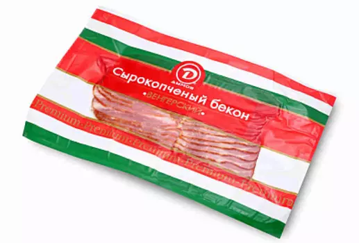 Бекон Венгерский с/к нарезка Дымов