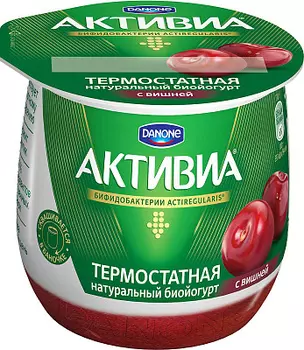Биойогурт "Активиа" термостатный вишня