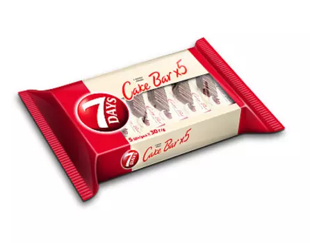 Бисквиты Кейк бар какао 7Days