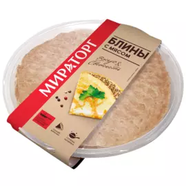 Блины с мясом 280г Мираторг