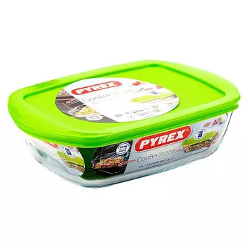 Блюдо прямоуг. с крышкой Cook-Store 23х15x6.5см Pyrex