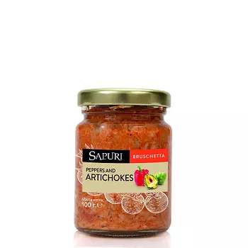 Брускетта с перцем/артишоками Sapuri