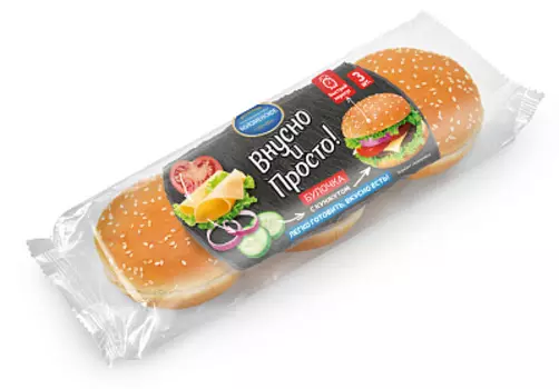 Булочки пшеничные с кунжутом Коломенское