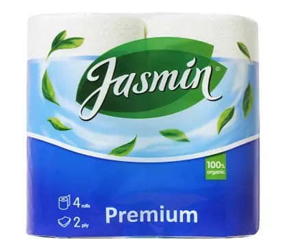 Бумага туалетная 4шт Jasmin