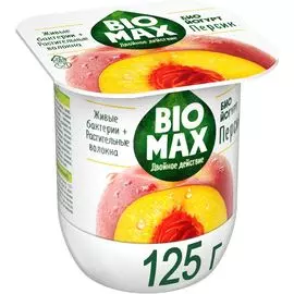 БЗМЖ Биойогурт Персик 2.2% 125г BioMax