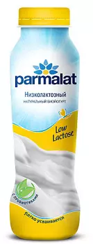 БЗМЖ Биойогурт питьевой низколактозный натуральный 1.7% Parmalat