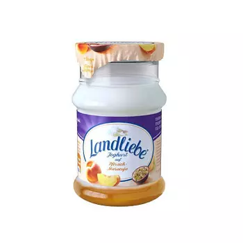 БЗМЖ Йогурт 40 бидон с персиком и маракуей 3,2% LANDLIEBE