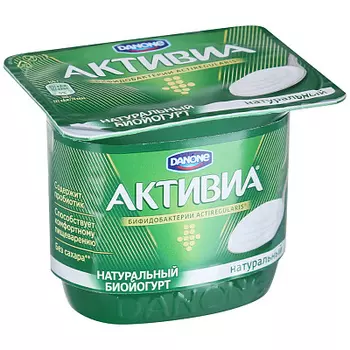 БЗМЖ Йогурт Активиа натурный Danone