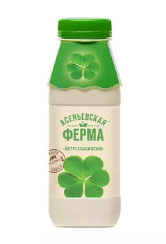 БЗМЖ Йогурт классический 1.9% Асеньевская ферма