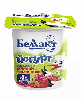 БЗМЖ Йогурт "Малина-Земляника" 30 % 100г