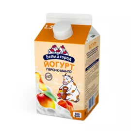 БЗМЖ Йогурт Персик/Манго 1.5% Biely Gorod