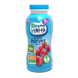 БЗМЖ Йогурт питьевой с малиной 2.5% ФрутоНяня