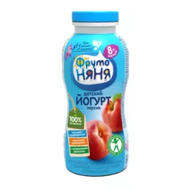 БЗМЖ Йогурт питьевой с персиком 2.5% ФрутоНяня