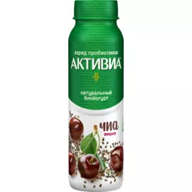 БЗМЖ Йогурт питьевой вишня/семена чиа 21% Активиа