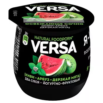 БЗМЖ Йогурт термостатный киви/арбуз/мята 36% Versa