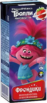 БЗМЖ Коктейль Клубника 2% Френдики