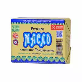 БЗМЖ Масло сливочное несоленое Рузское 82.5%