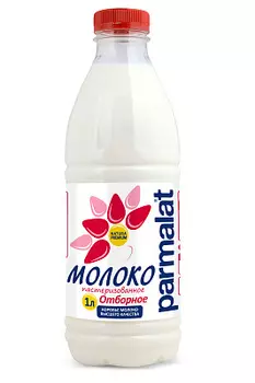 БЗМЖ Молоко пастеризованное Отборное 1л Parmalat