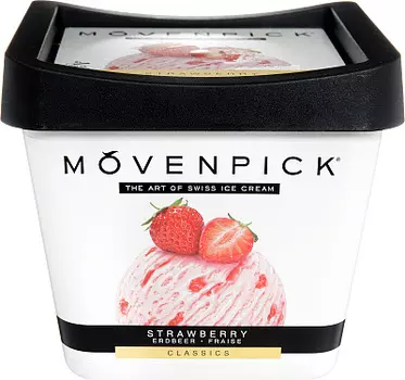 БЗМЖ Мороженое Клубничное XI Movenpick