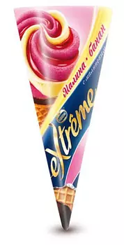 БЗМЖ Мороженое ванил.рожок 8% Мал/бан 0078г Экстрем