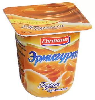 БЗМЖ Пудинг молочный Карамельный 3% Эрмигурт