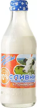 БЗМЖ Сливки питьевые стерилизованные 10% Можайские