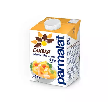 БЗМЖ Сливки стерилизованное 23% Parmalat