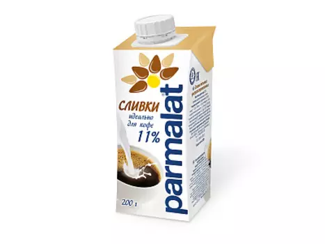 БЗМЖ Сливки стерилизованные 11% Parmalat